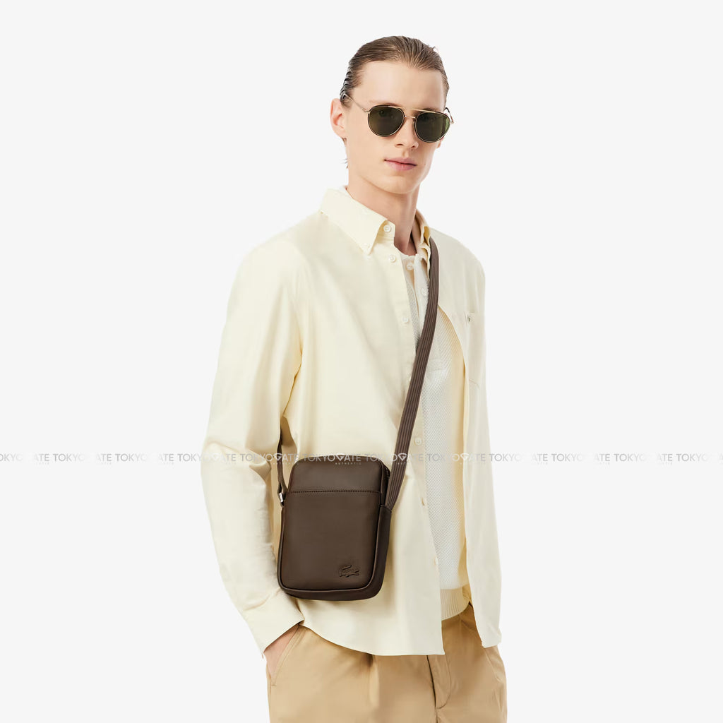 Túi Lacoste NH4422HC Q80 Classic Satchel Dark Brown