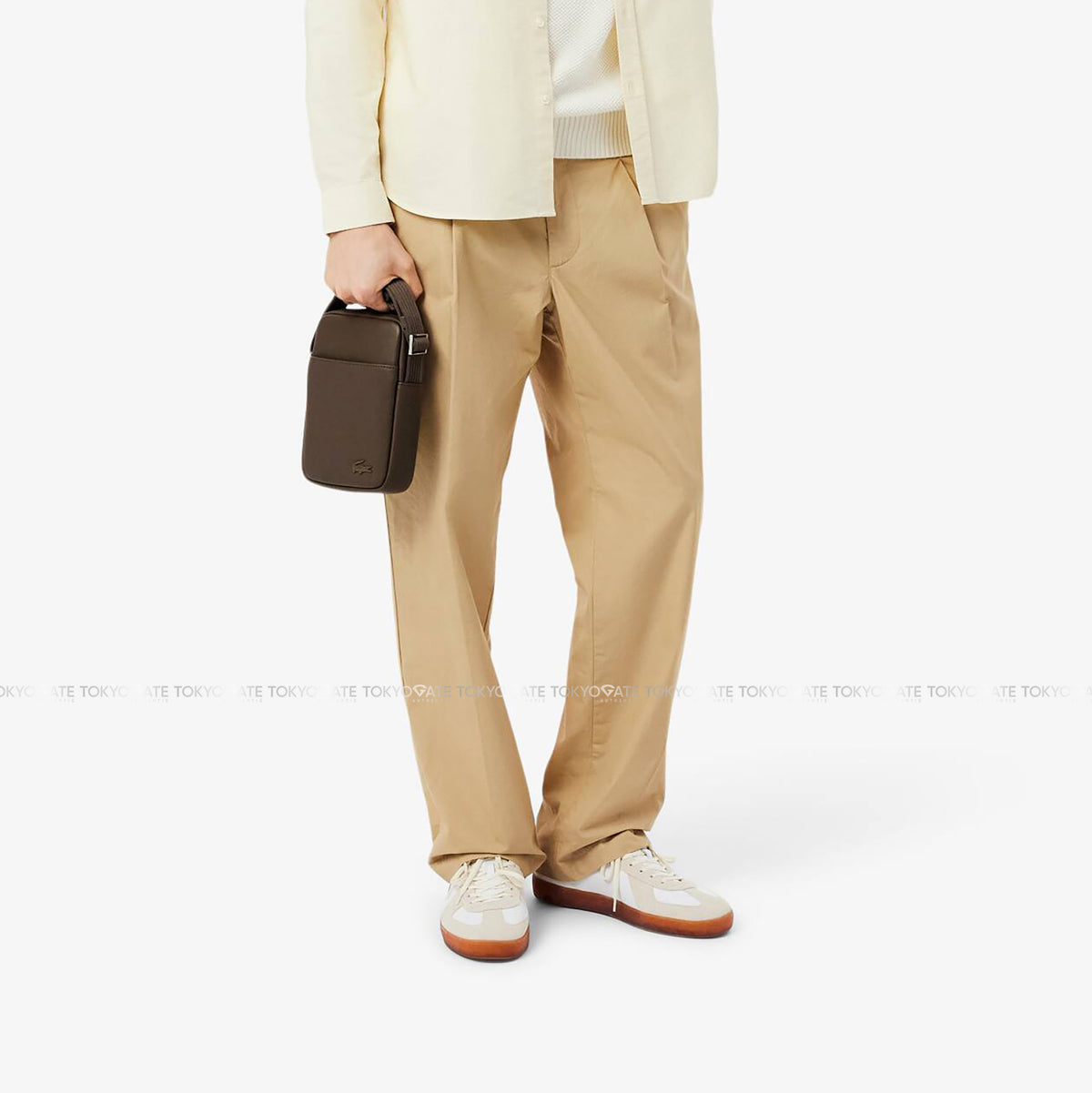 Túi Lacoste NH4422HC Q80 Classic Satchel Dark Brown