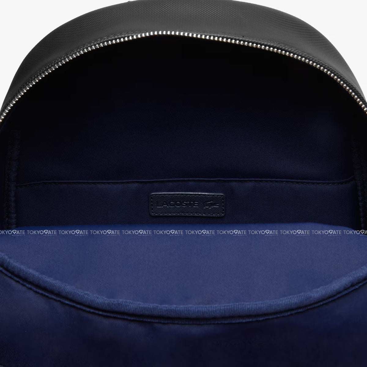 Balo Lacoste NH4430HC 031 Neocroc RFID Protection Recycled Canvas Backpack Black