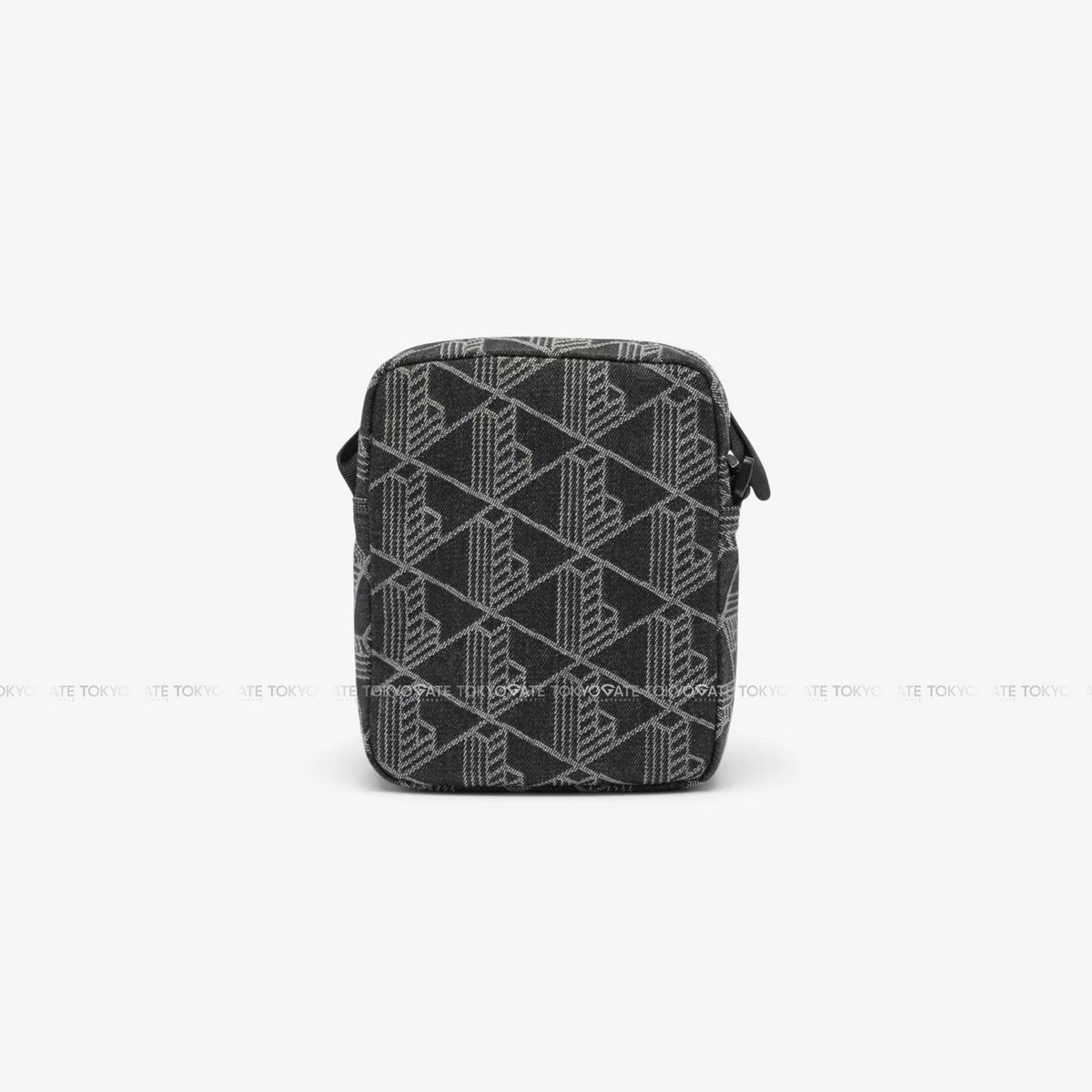 Túi Lacoste NU4869NZ Monogram Jacquard Vertical Satchel Black