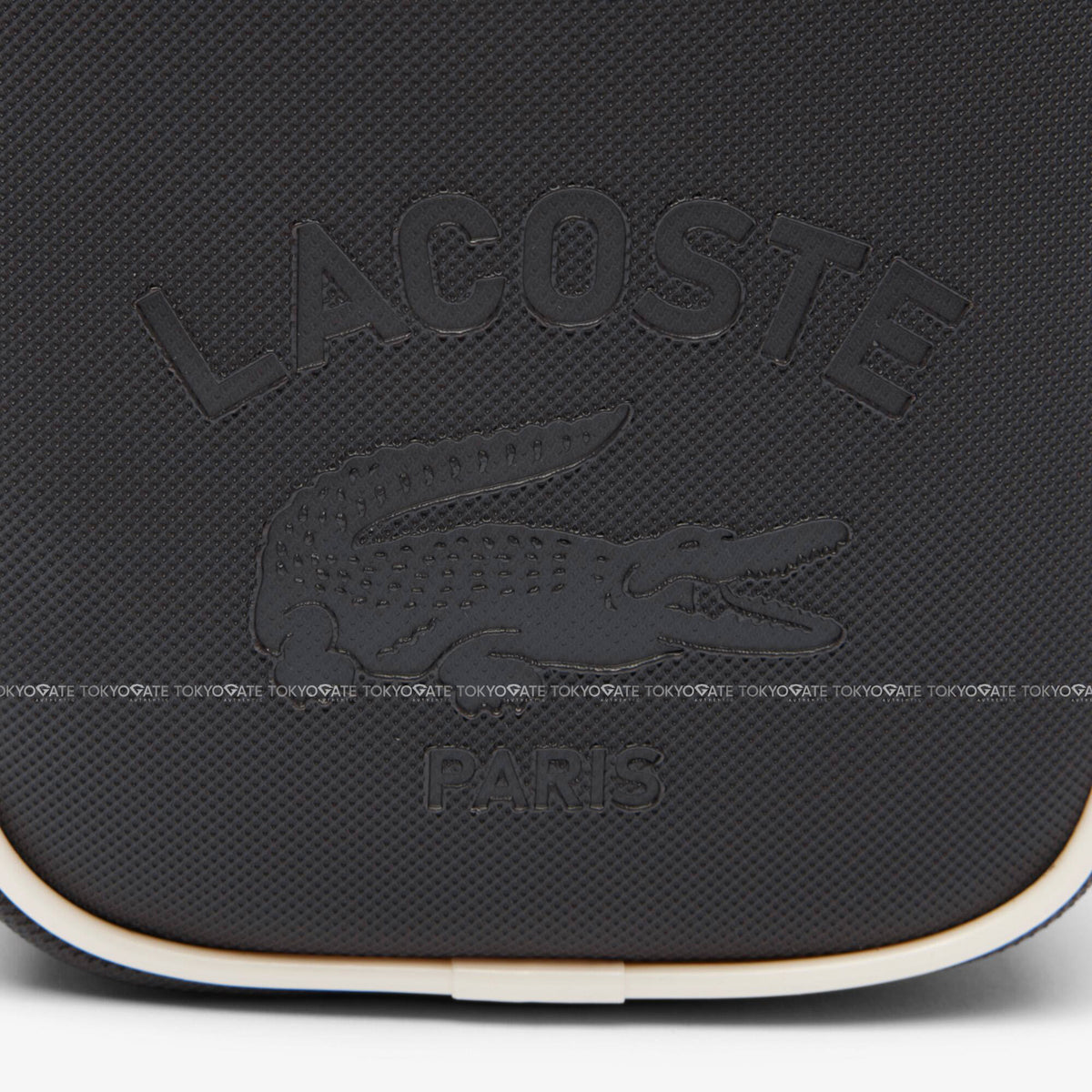 Túi Lacoste NU4964UO K46 Club 1930 Petit Piqué Effect Vertical Satchel Black