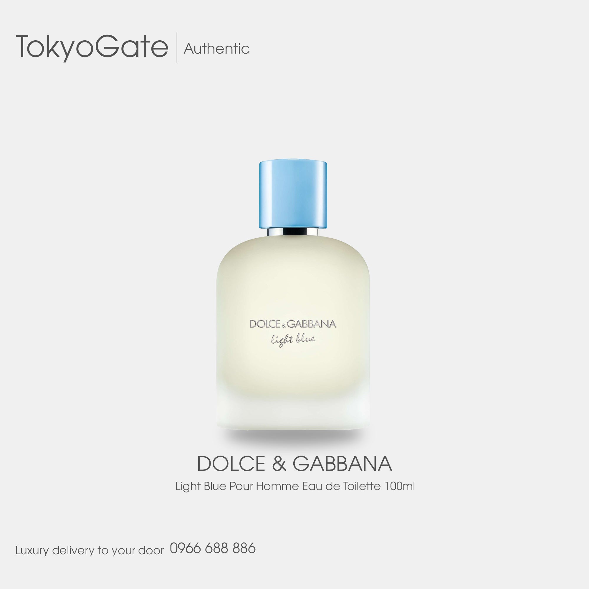 Nước hoa D&G Light Blue Pour Homme EDT (Bản mới) - 100ml