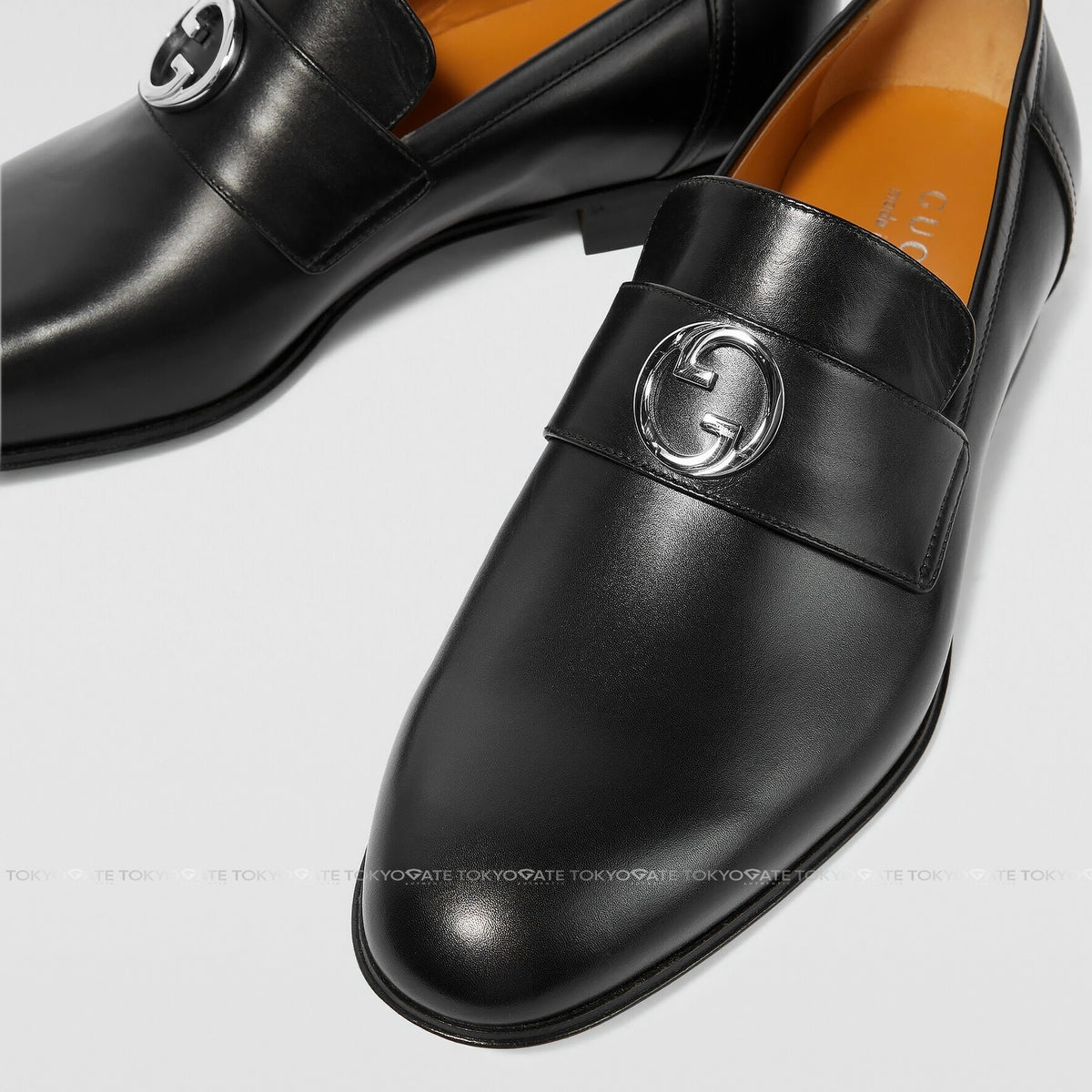 Giày Gucci 730134 06F00 1000 Interlocking G Loafer Black