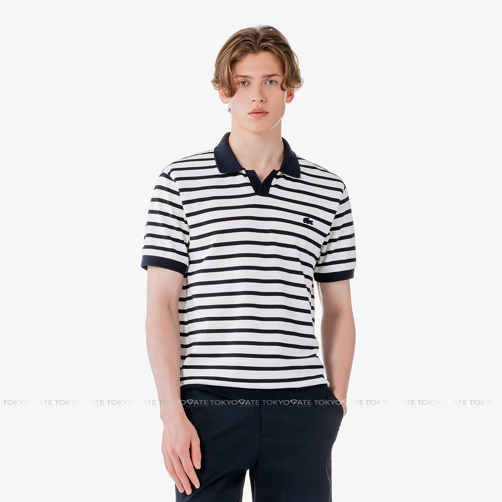 Áo polo Lacoste PH486E 166 Contrast Neck Stripe Regular Fit