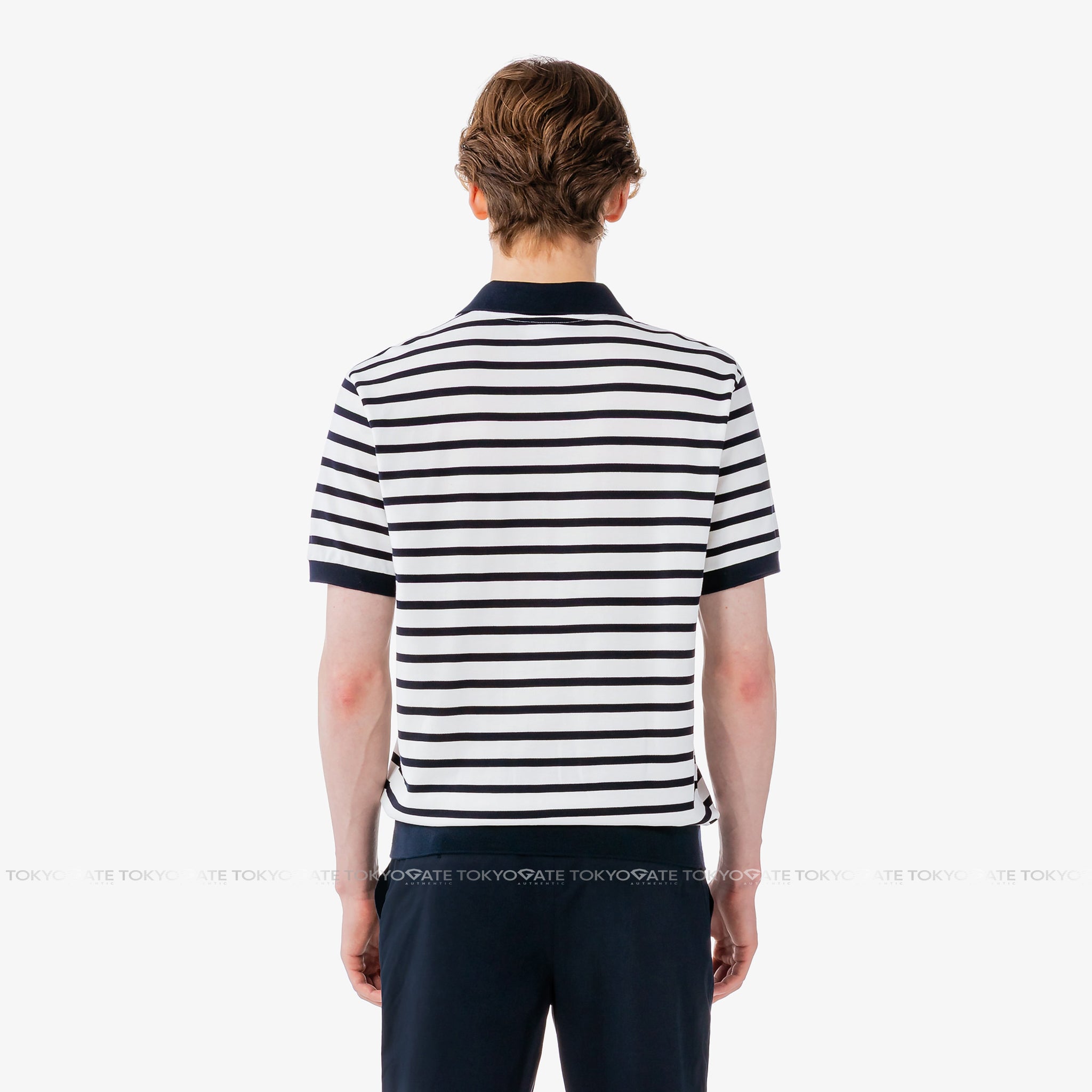 Áo polo Lacoste PH486E 166 Contrast Neck Stripe Regular Fit