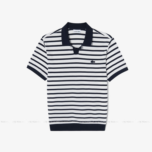 Áo polo Lacoste PH486E 166 Contrast Neck Stripe Regular Fit