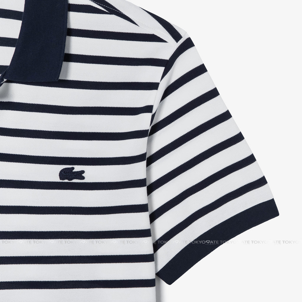 Áo polo Lacoste PH486E 166 Contrast Neck Stripe Regular Fit