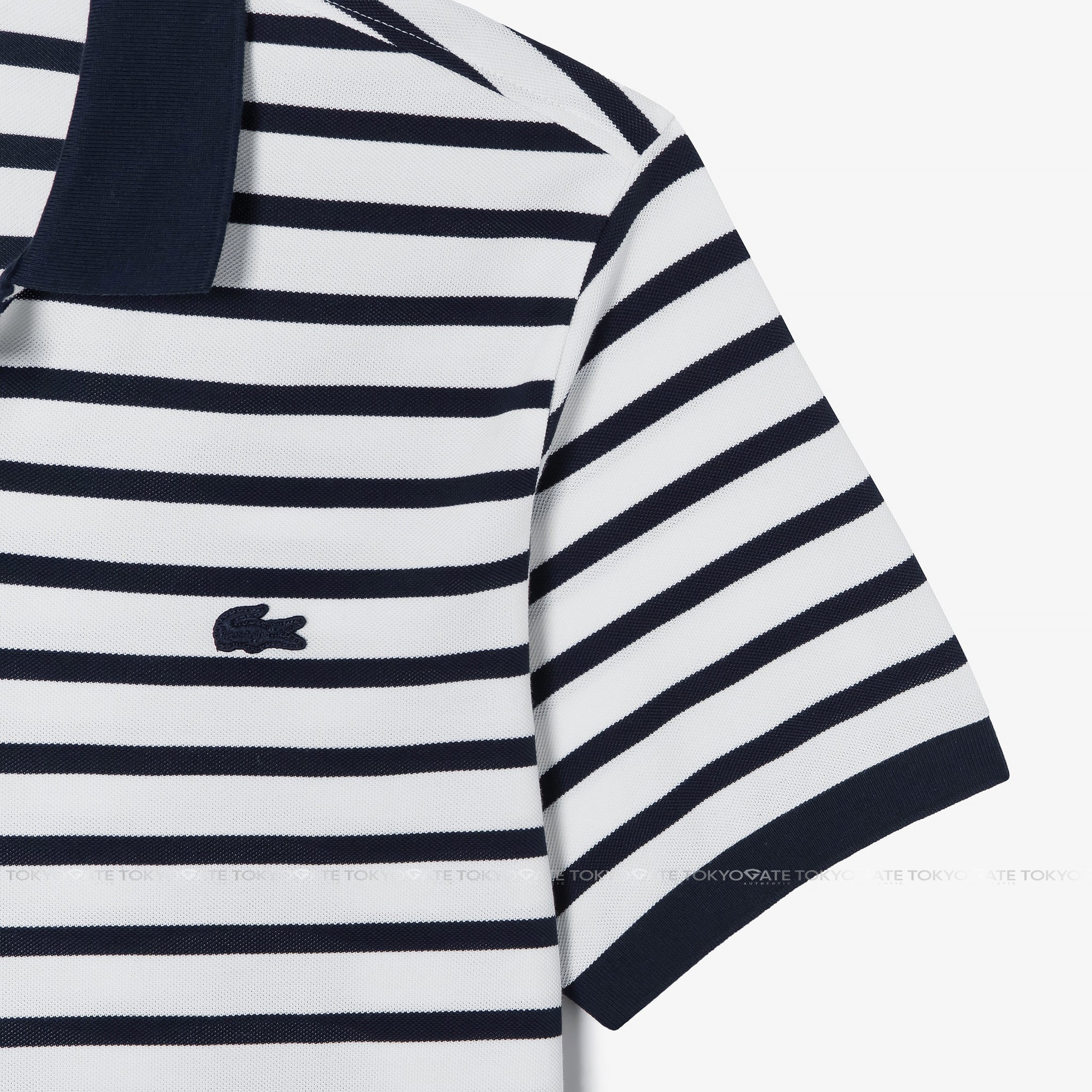 Áo polo Lacoste PH486E 166 Contrast Neck Stripe Regular Fit