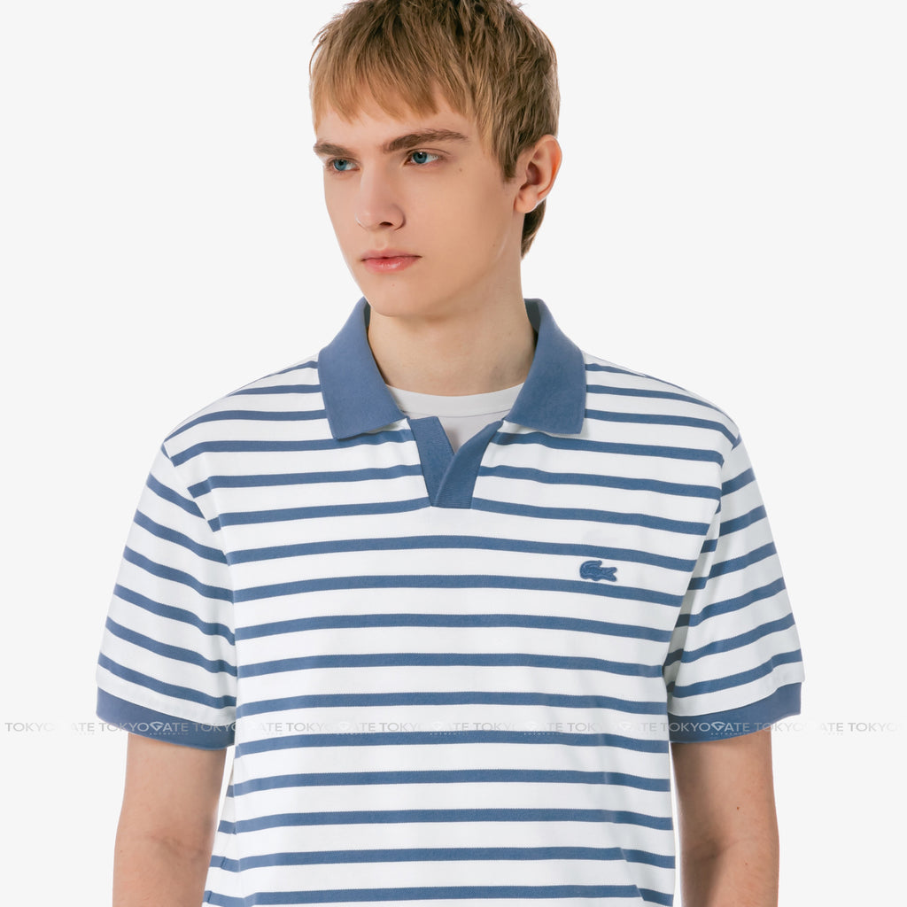 Áo polo Lacoste PH486E 776 Contrast Neck Stripe Regular Fit