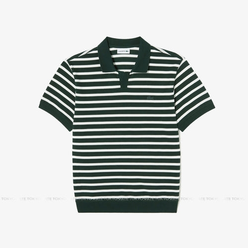 Áo polo Lacoste PH486E AFK Contrast Neck Stripe Regular Fit