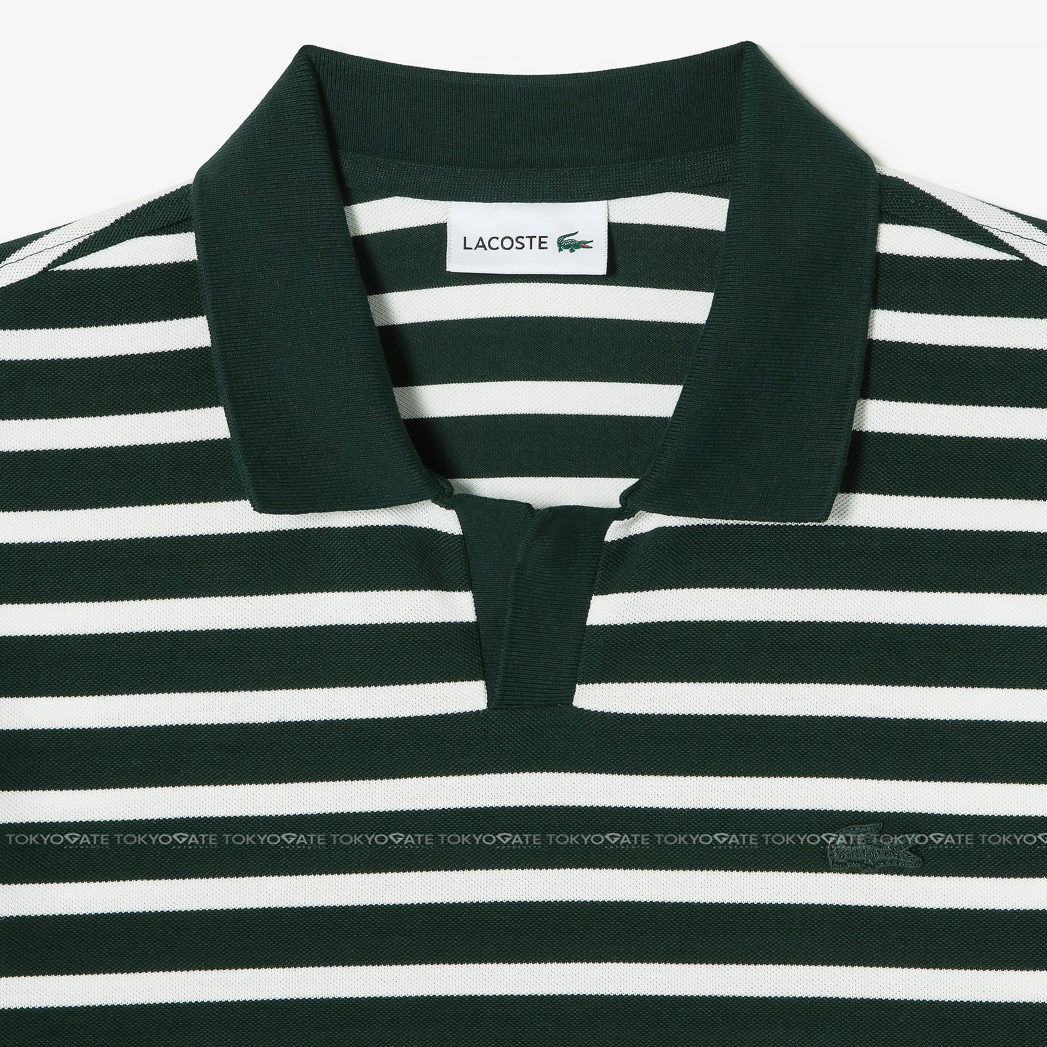 Áo polo Lacoste PH486E AFK Contrast Neck Stripe Regular Fit