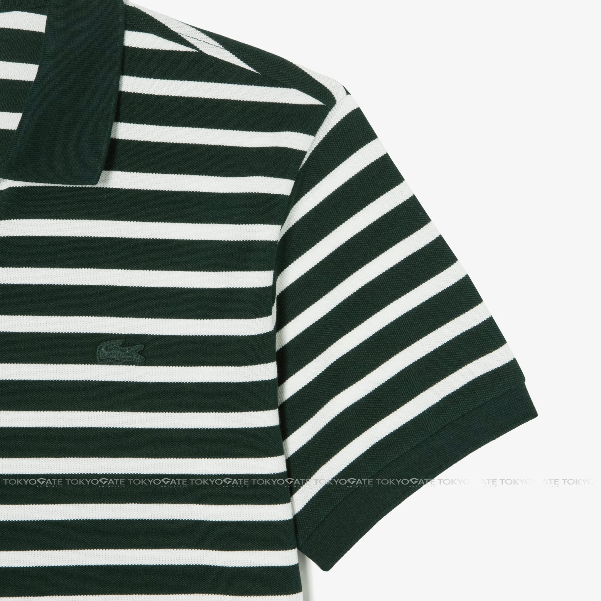 Áo polo Lacoste PH486E AFK Contrast Neck Stripe Regular Fit