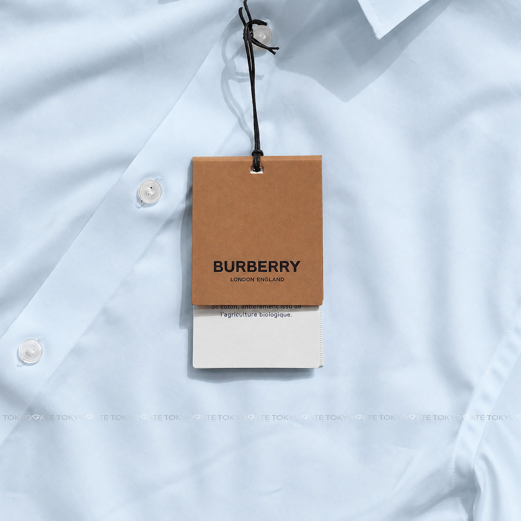Áo sơ mi Burberry 8121564 Shefford Light Blue Slim Fit