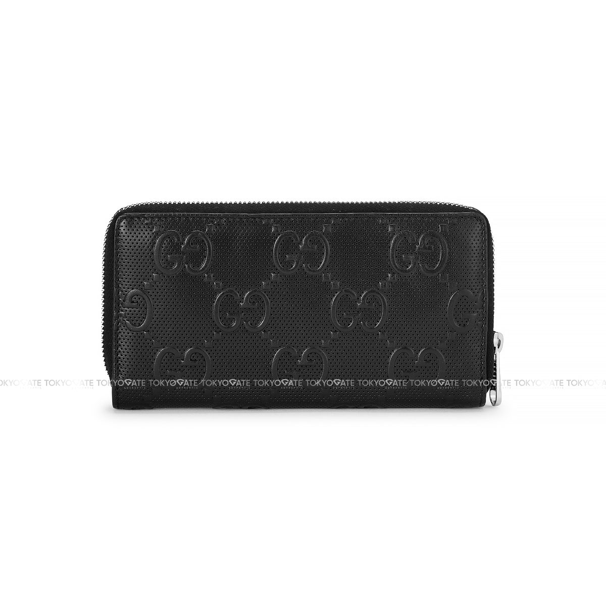 Ví nam Gucci 625558 1W3AN 1000 GG Embossed Zip Around Black