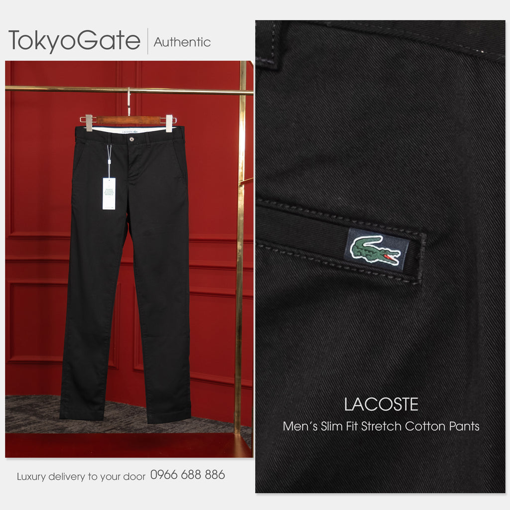 Quần khaki Lacoste HH2661 031 Slim Fit