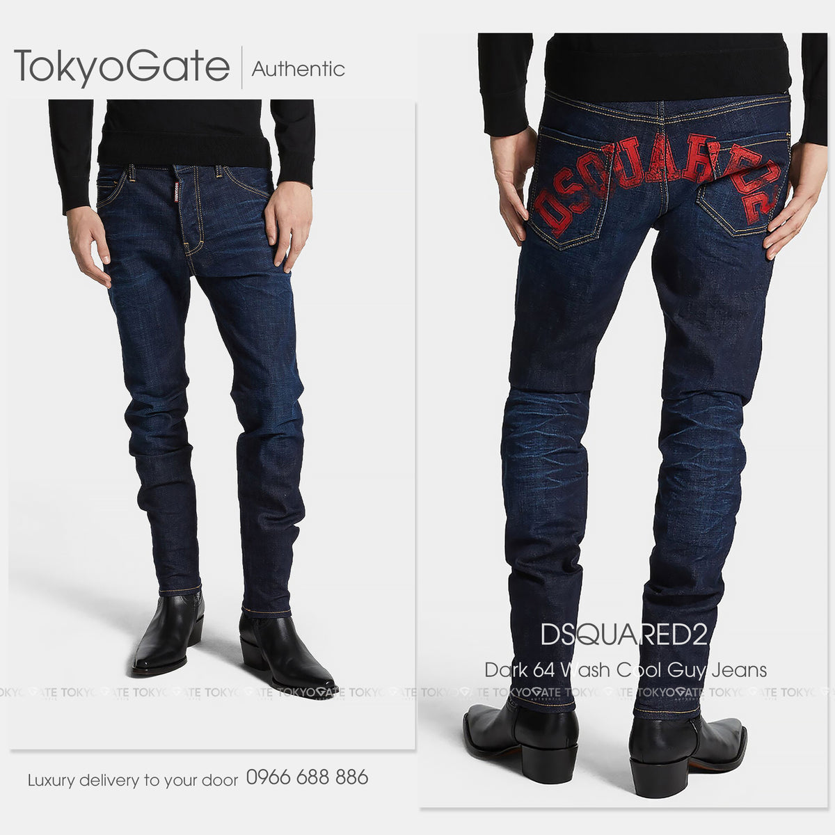 Quần jeans Dsquared2 S71LB1595 S30664 470 Cool Guy Jean