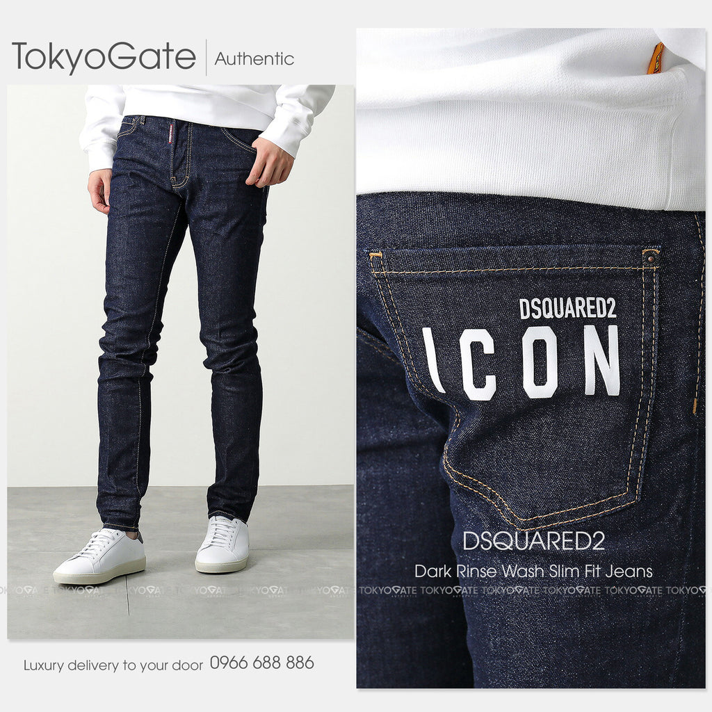 Quần jeans Dsquared2 S79LA00054 S30359 470 Icon Cool Guy Jeans