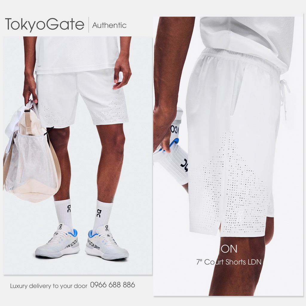 Quần short ON Tennis 7" Court LDN 1MG30780069 White