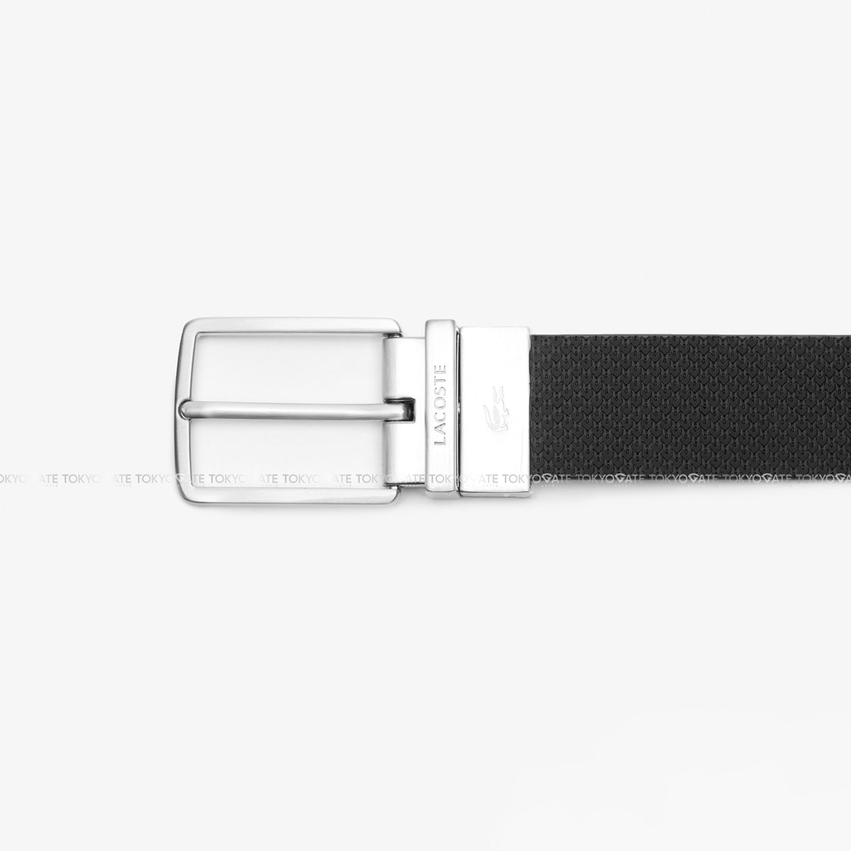 Dây lưng Lacoste RC4085 000 Chantaco Reversible Leather Belt Black
