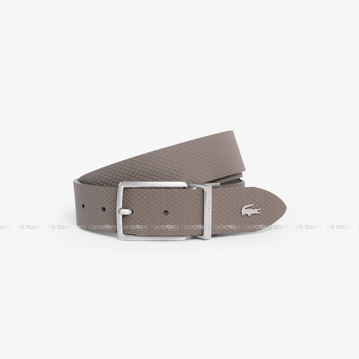 Dây lưng Lacoste RC4085 Q80 Chantaco Reversible Leather Belt Brown