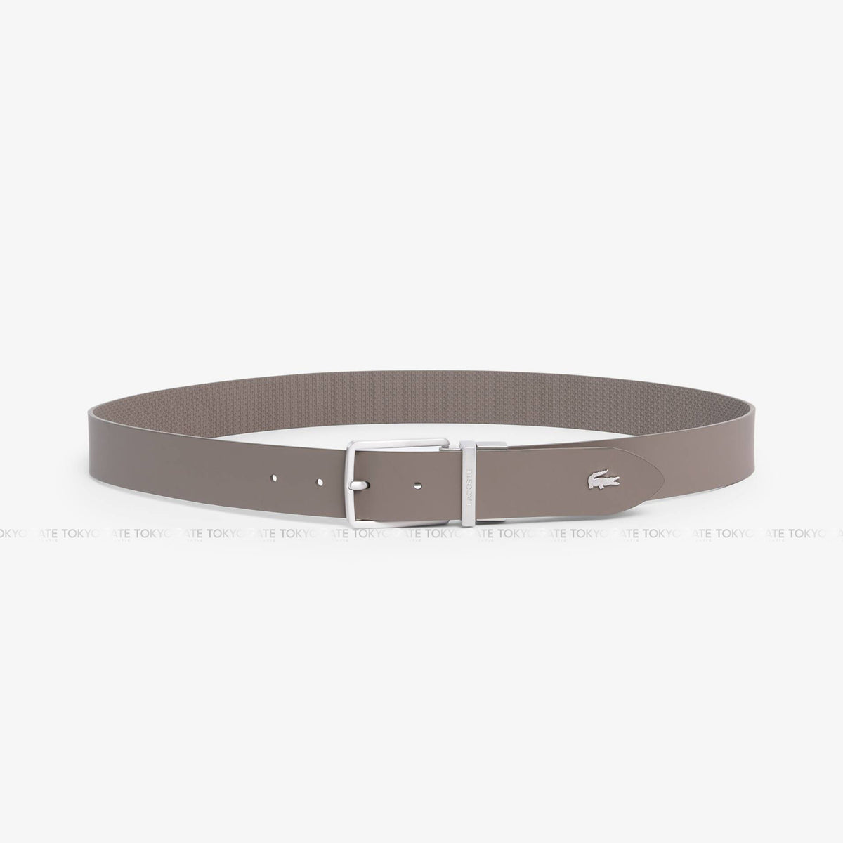 Dây lưng Lacoste RC4085 Q80 Chantaco Reversible Leather Belt Brown