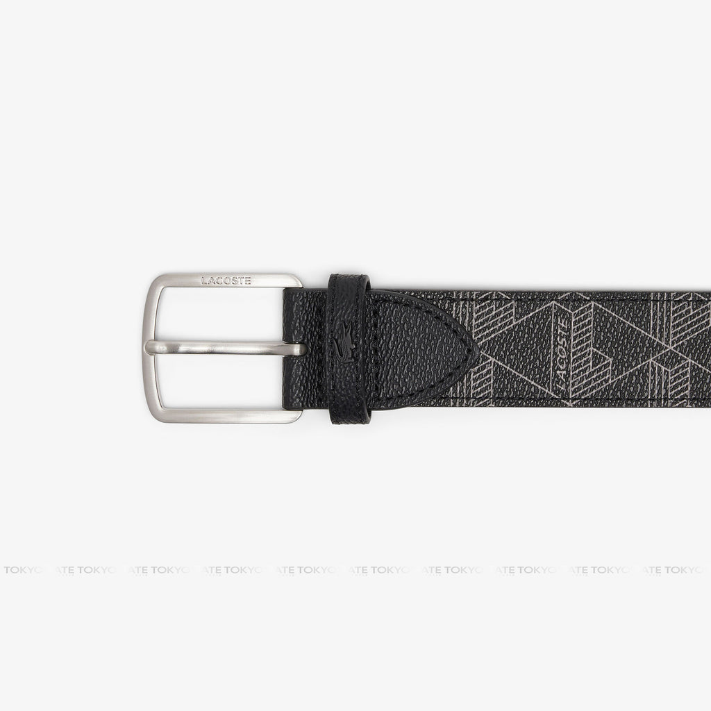 Set Lacoste dây lưng và ví đựng thẻ RC4106 The Blend Monogram Black