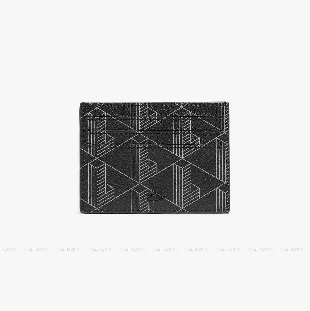 Set Lacoste dây lưng và ví đựng thẻ RC4106 The Blend Monogram Black