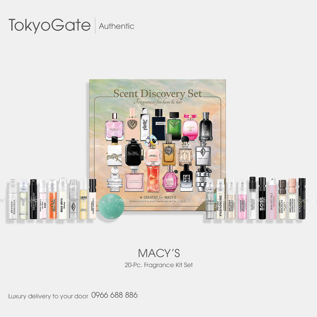 Set nước hoa Macy's 20-Pc. Fragrance Kit Set