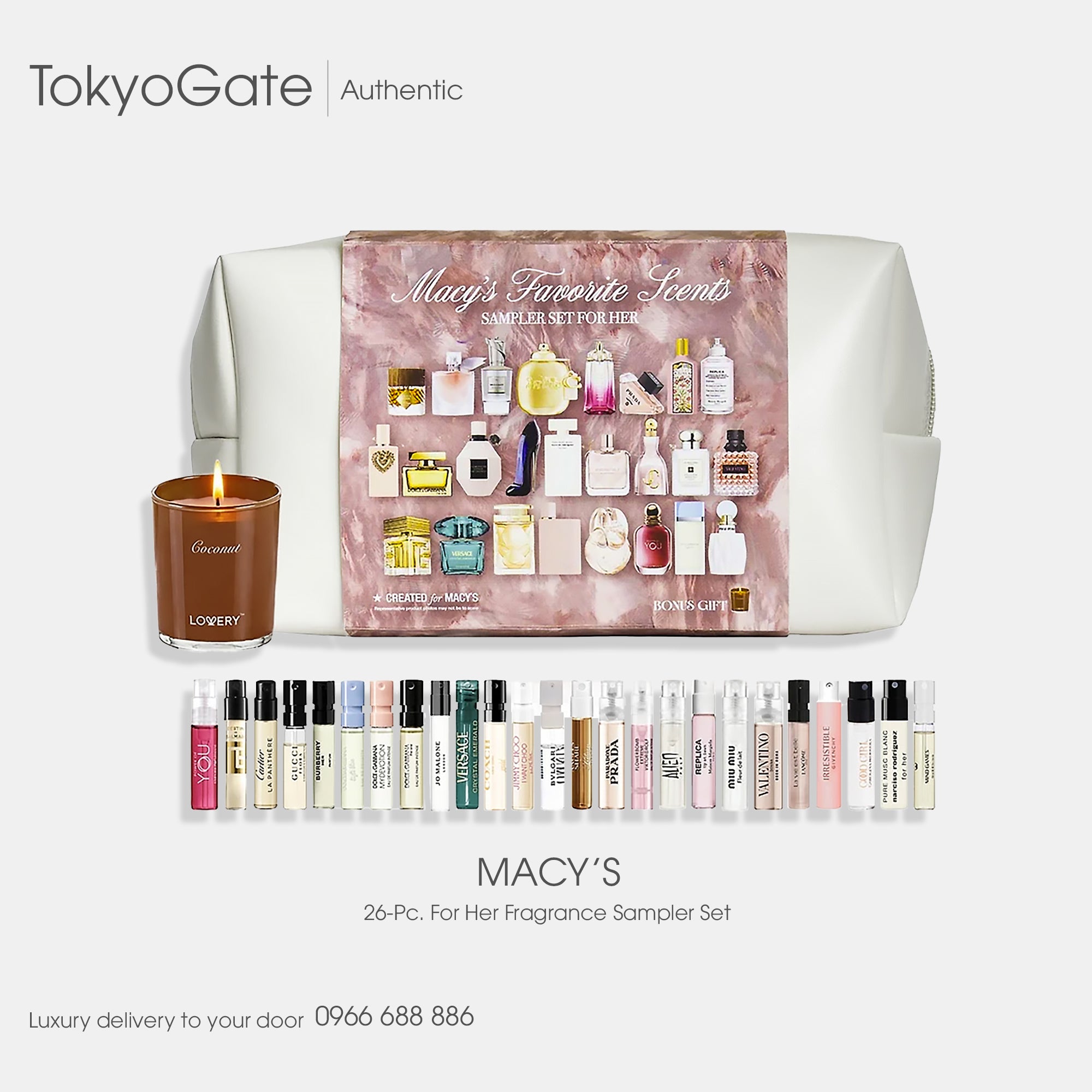 Set nước hoa Macy's Favorite Scents Sample For Her 26 PCS