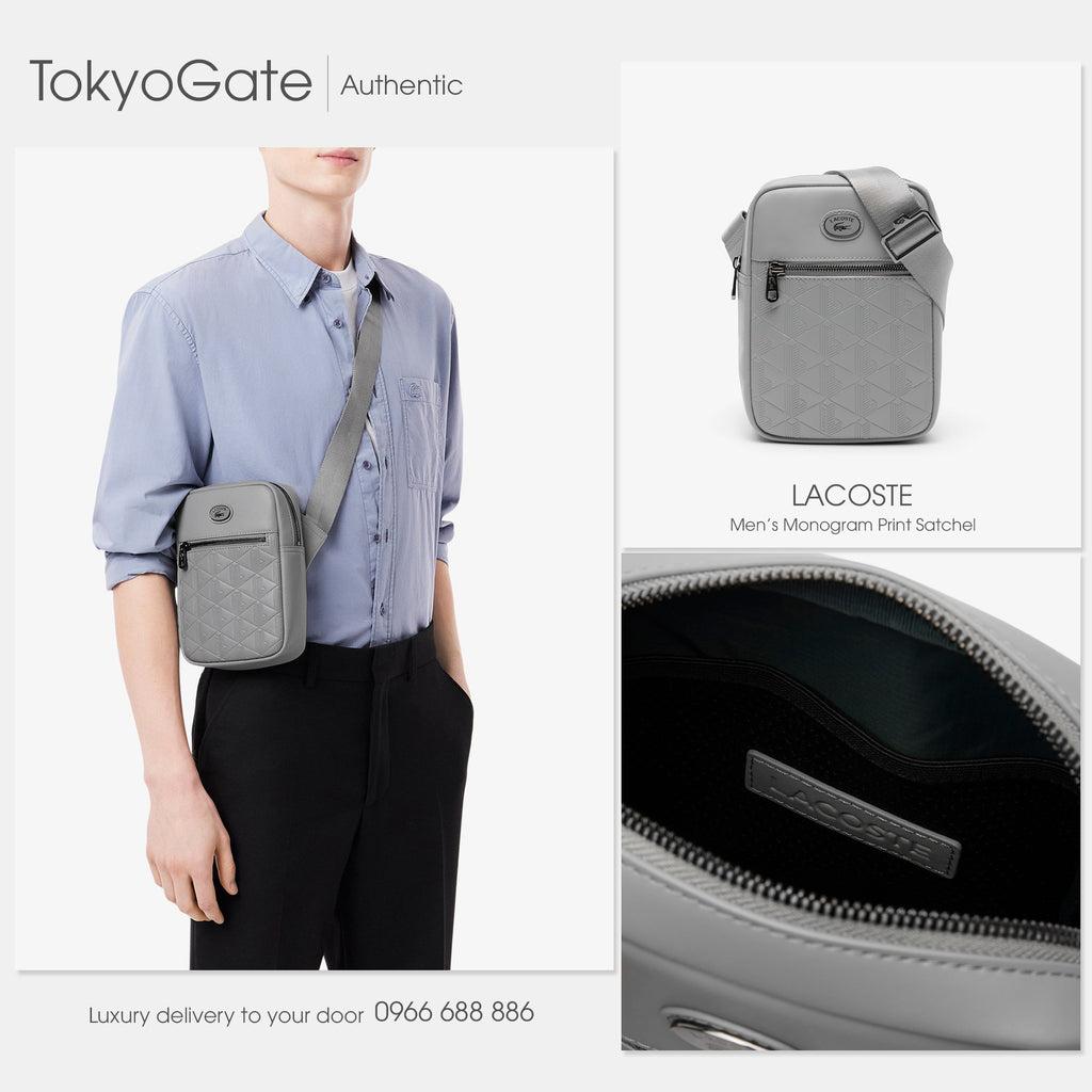 Túi Lacoste NH4486MR Q81 Monogram Shoulder Bag