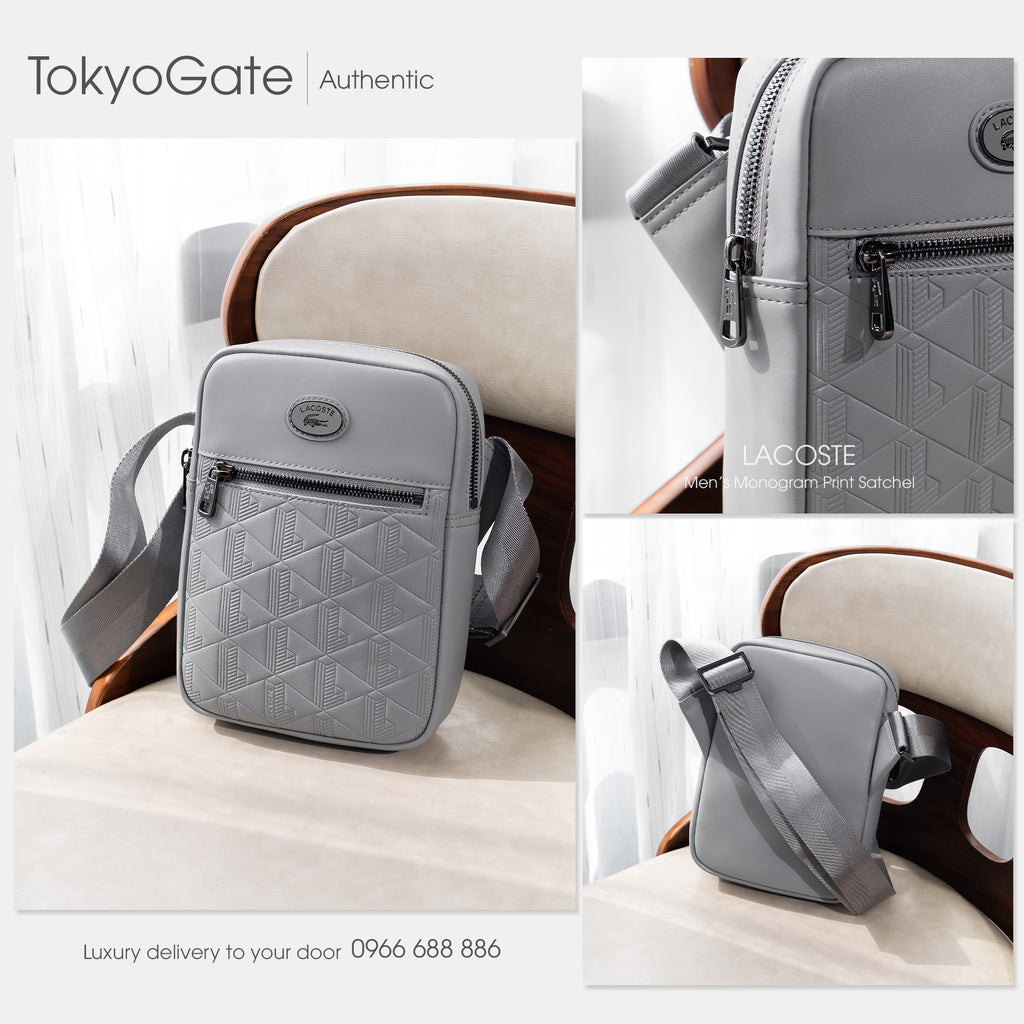 Túi Lacoste NH4486MR Q81 Monogram Shoulder Bag