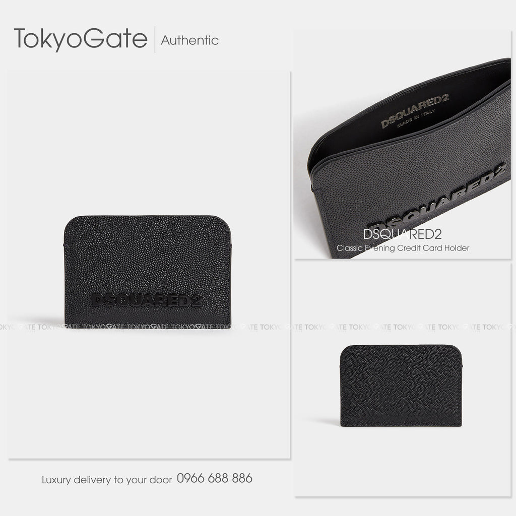 Ví đựng card Dsquared2 CCM0026 01507642 2124 Credit Card Holder Black