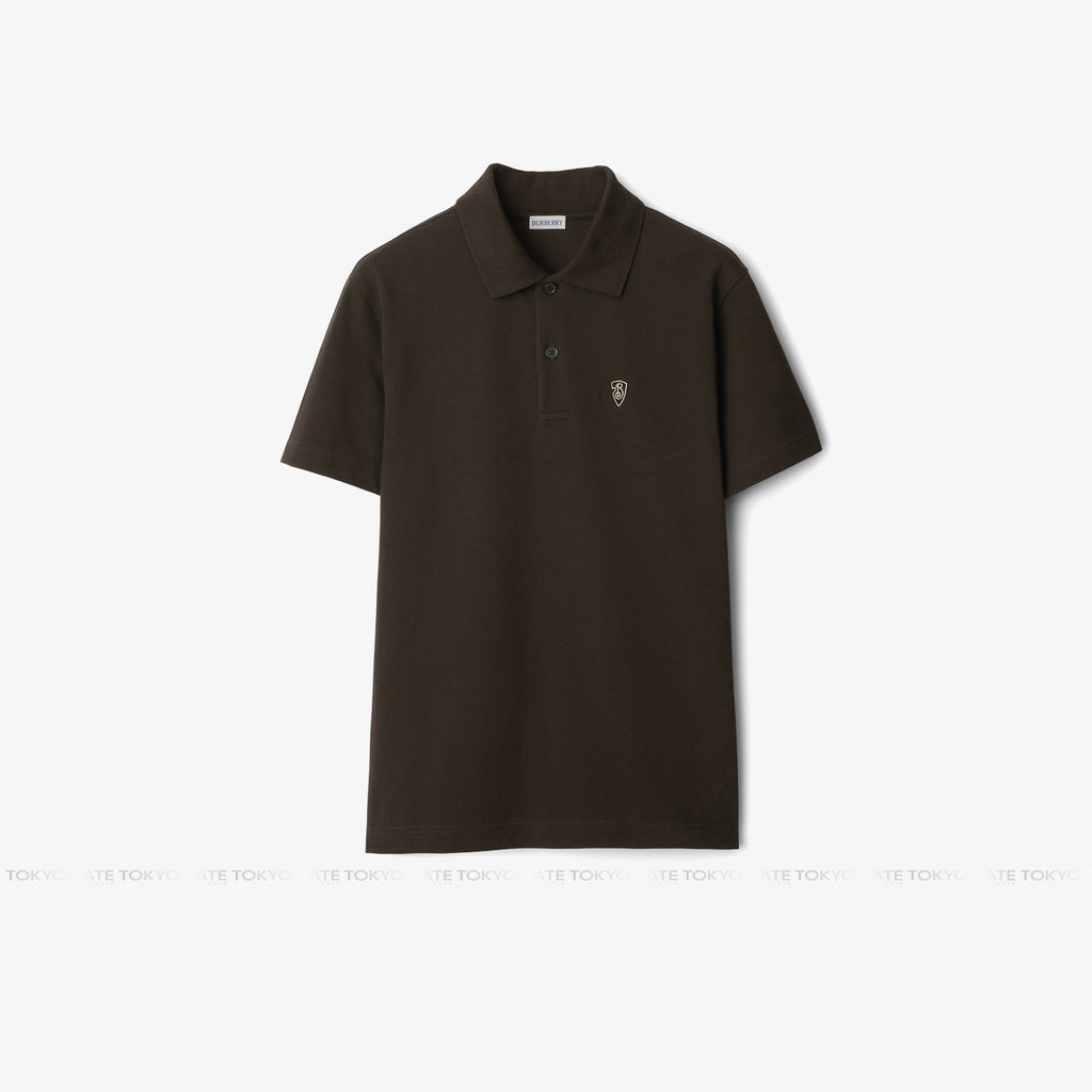 Áo polo Burberry 8099882 B Shield Logo Cotton Polo Shadow Slim Fit
