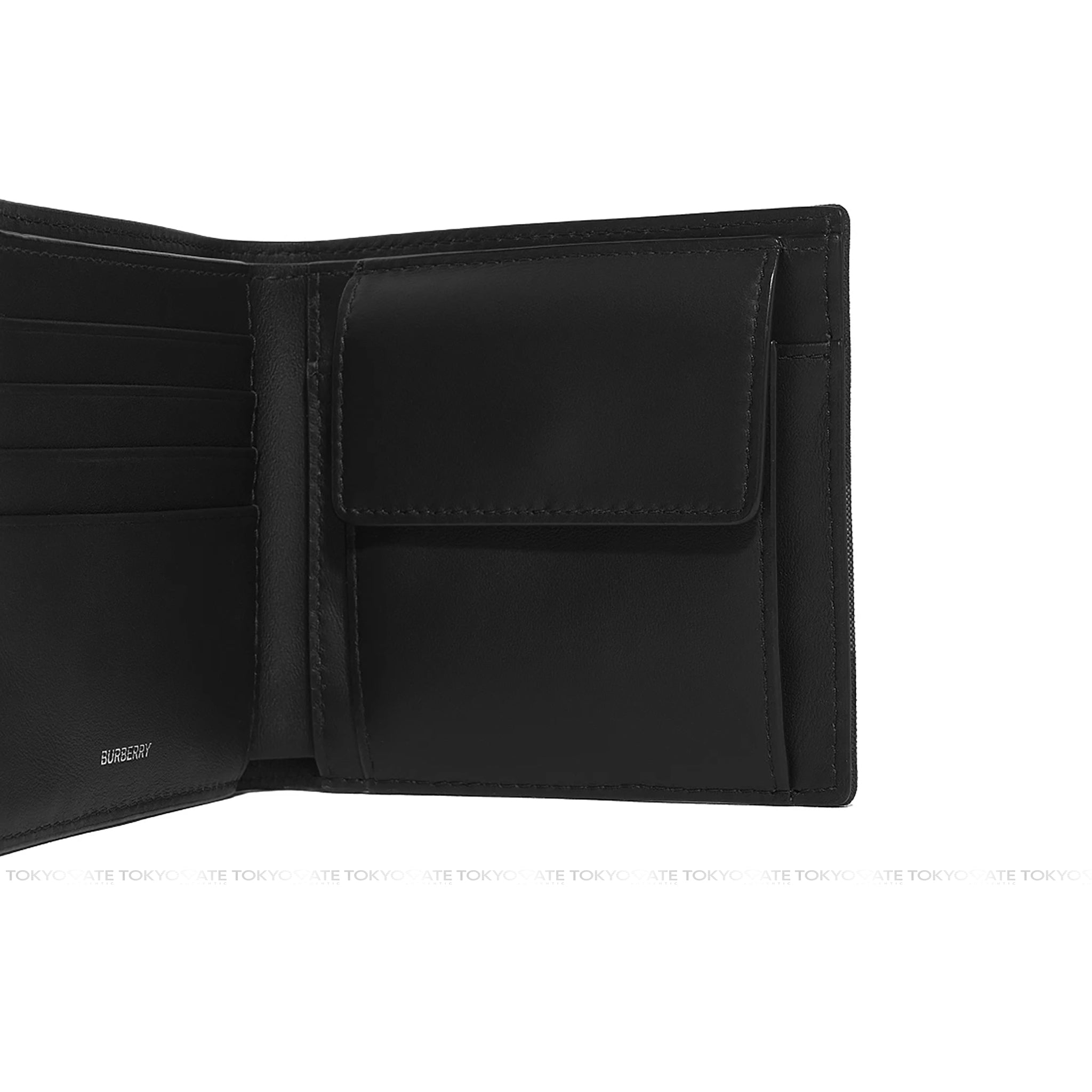Ví nam Burberry 80840651 Check Bifold Navy