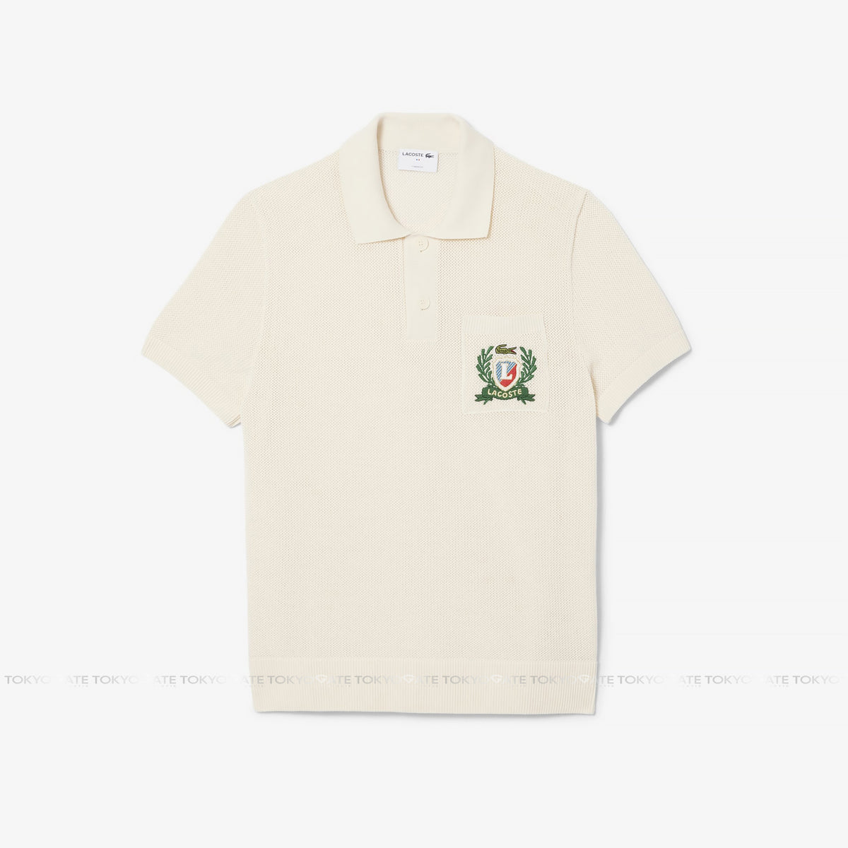 Áo len Lacoste AH0730 XFJ Made In France Polo Collar Sweater Kem Classic Fit