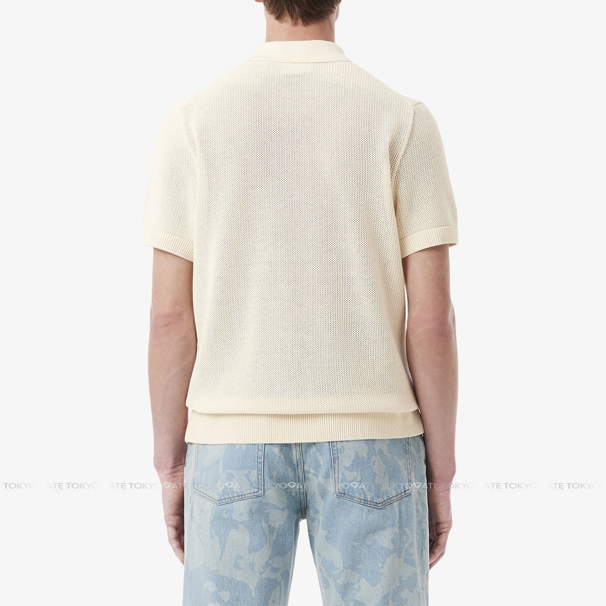 Áo len Lacoste AH0730 XFJ Made In France Polo Collar Sweater Kem Classic Fit