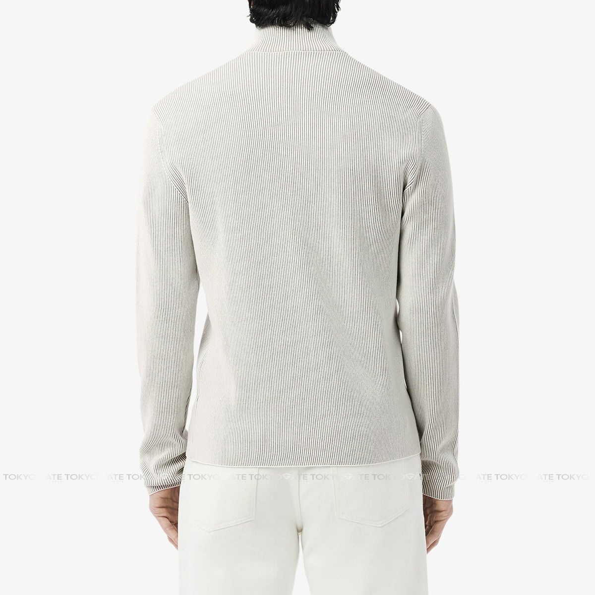 Áo khoác Lacoste AH9312 CI9 Zip-Up Cotton Rib Sweater