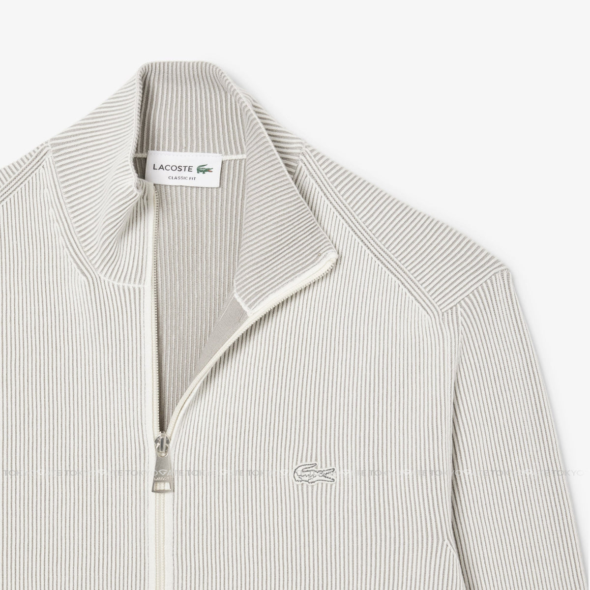 Áo khoác Lacoste AH9312 CI9 Zip-Up Cotton Rib Sweater