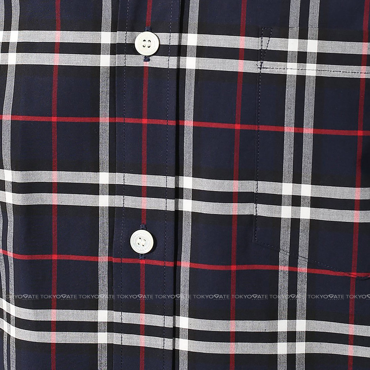 Áo sơ mi Burberry 8004835 George Navy Slim Fit