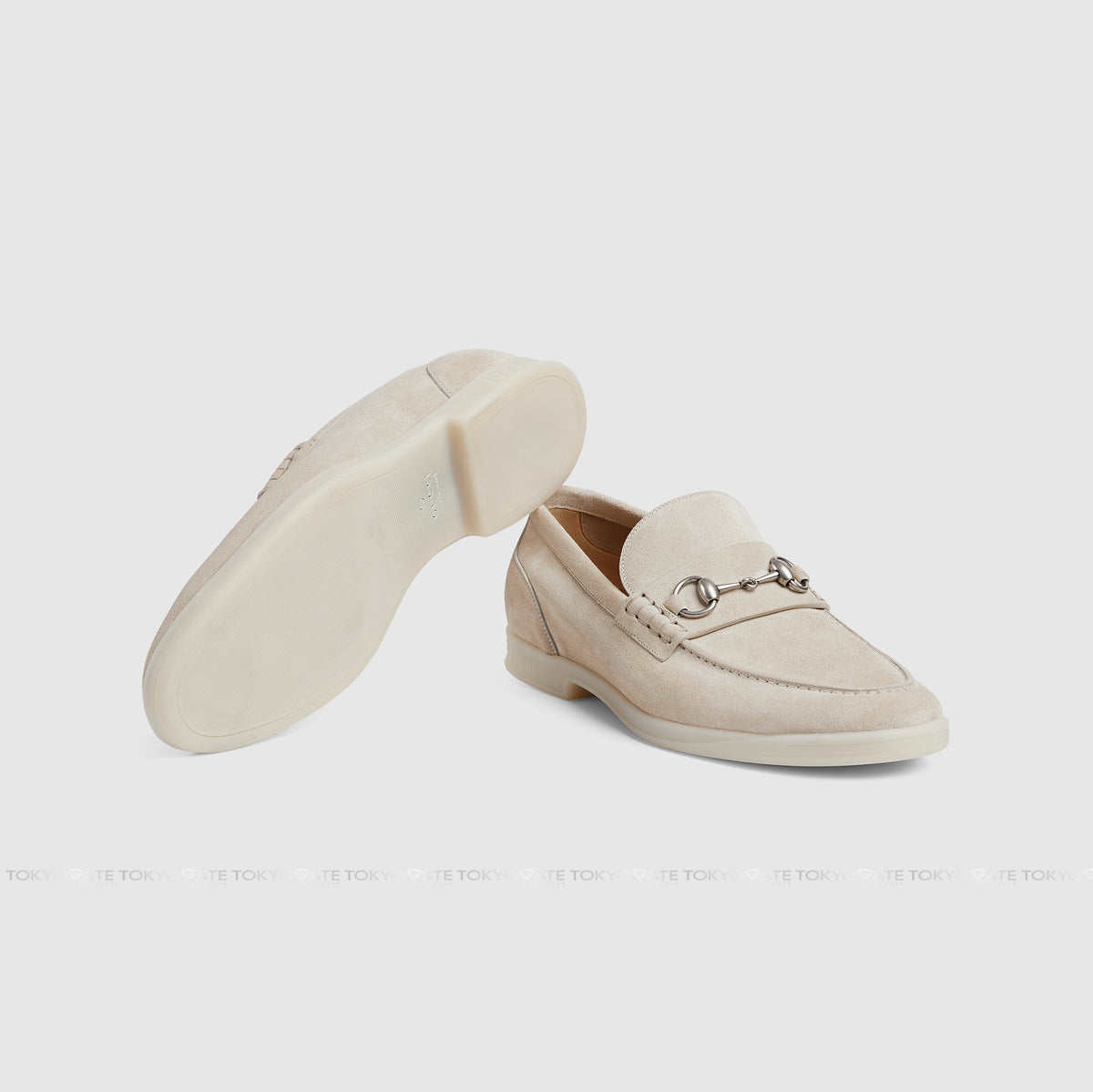 Giày Gucci 782672 AACVH 9511 Leather With Horsebit Oatmeal