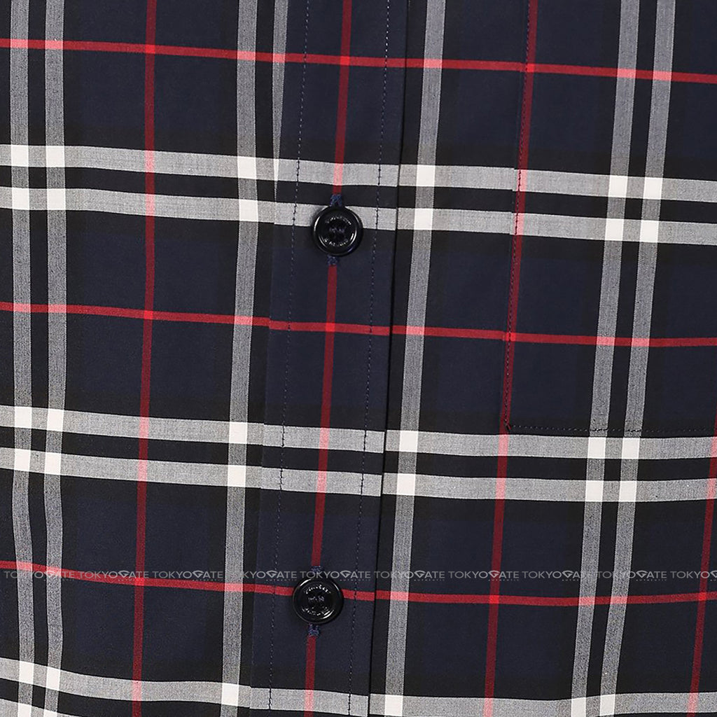 Áo sơ mi Burberry 8020964 Simpson Navy Ip Check Slim Fit