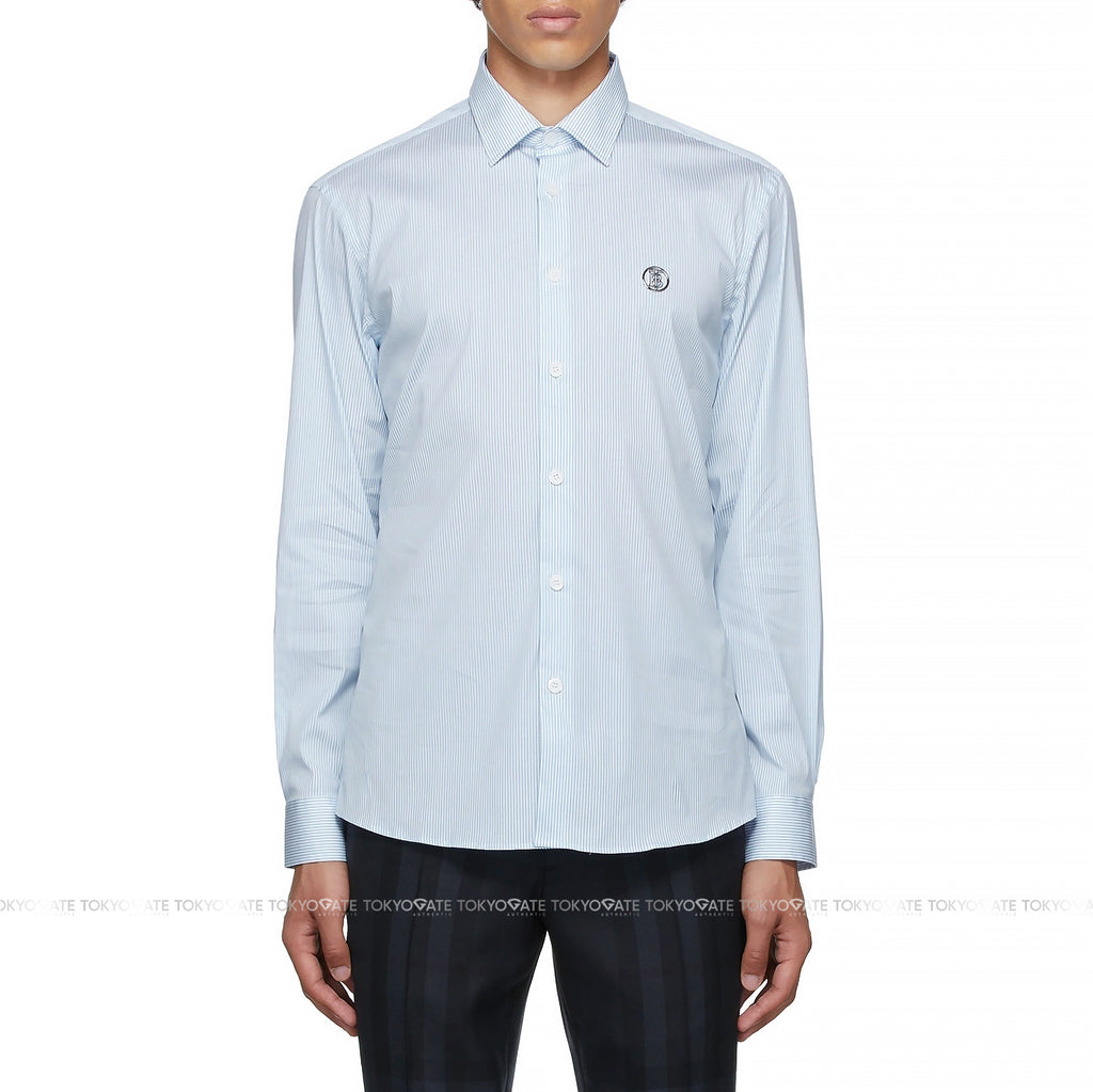 Áo sơ mi Burberry 8042773 Sandham Pale Blue Slim Fit