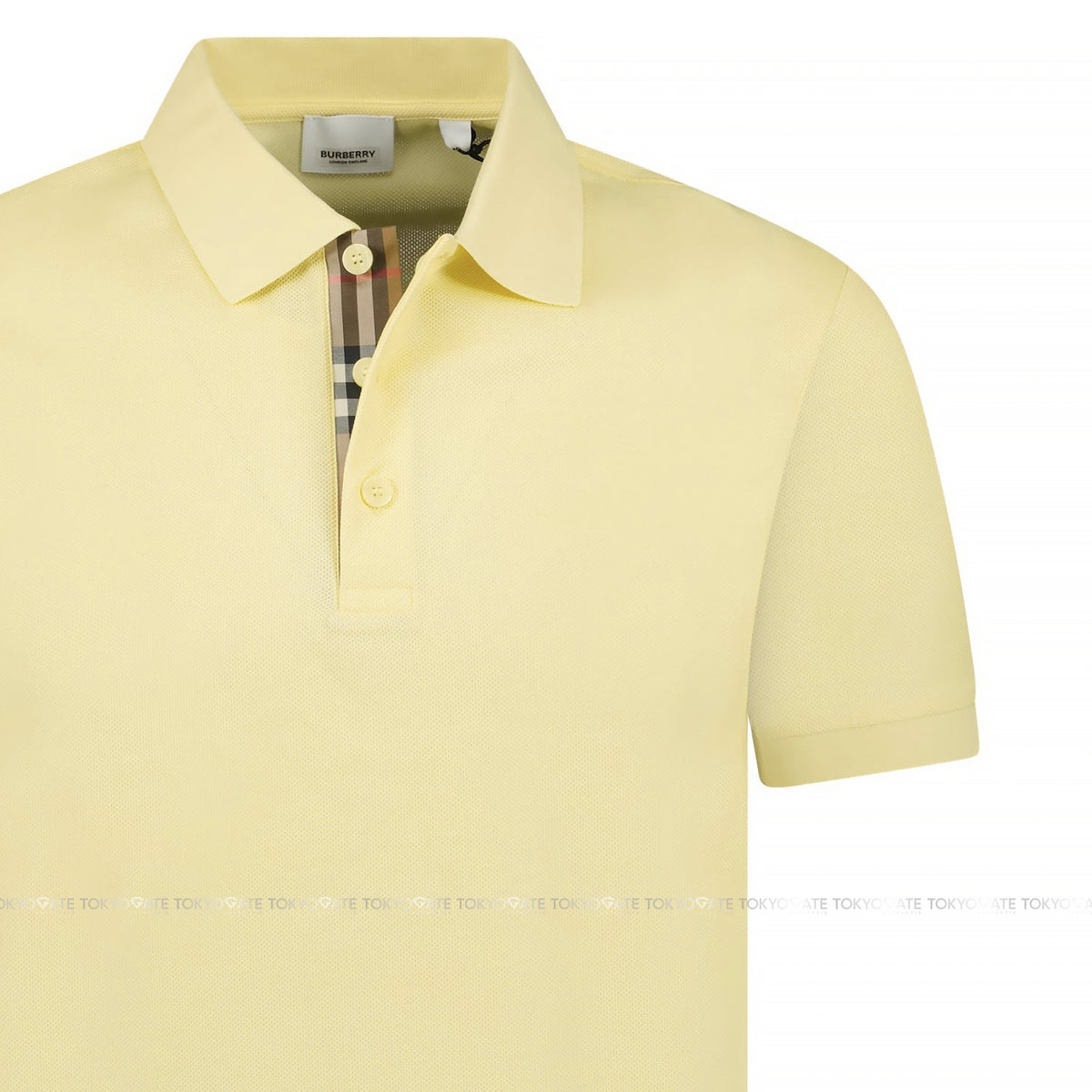Áo polo Burberry 8104324 Hartford Frosted Lemon Slim Fit