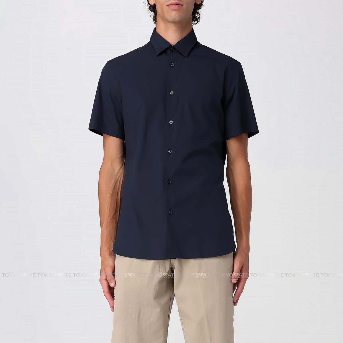 Áo sơ mi Burrbery 8091436 Shefford Navy Black Slim fit