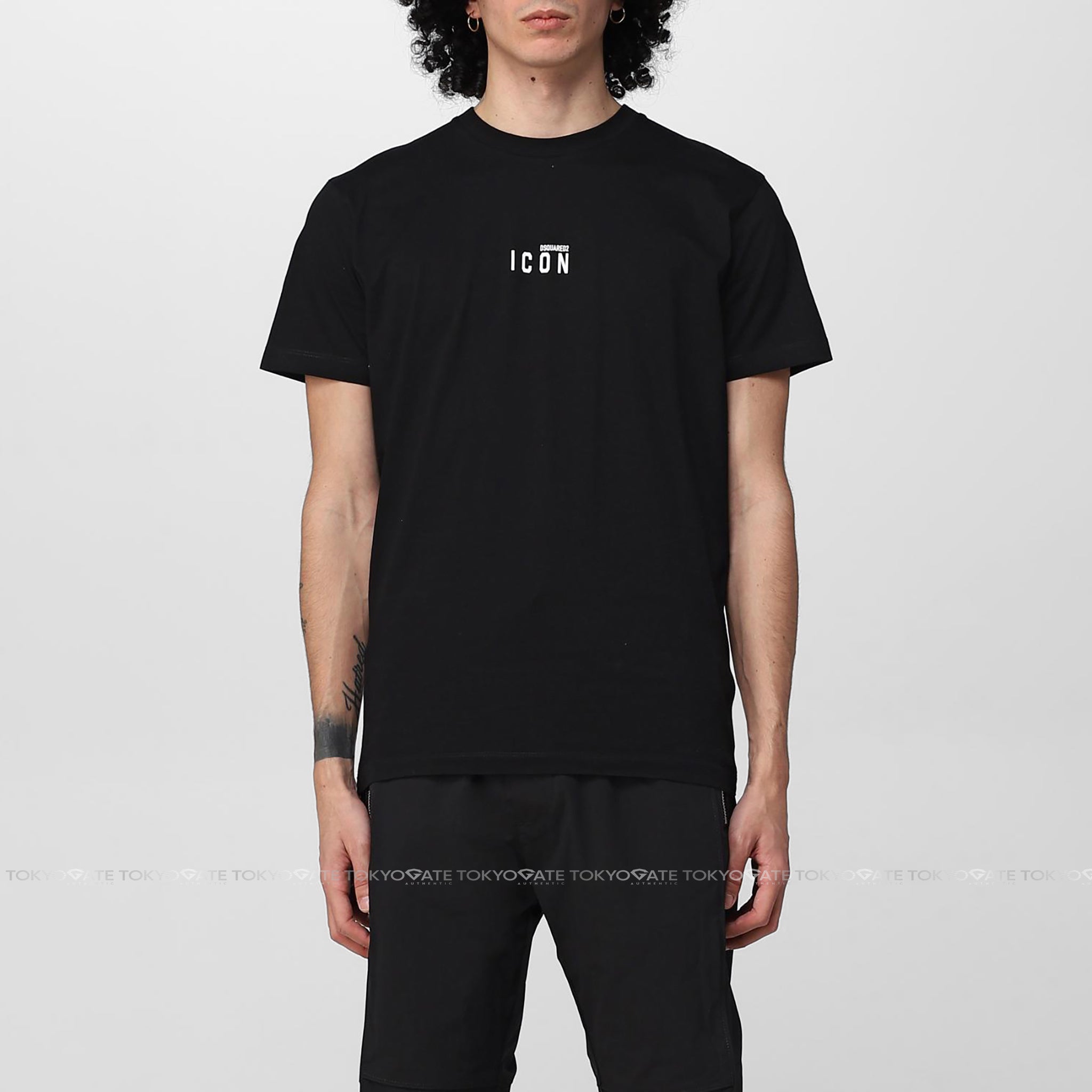Áo phông Dsquared2 S79GC0010 Icon Spray Logo T-Shirt Black