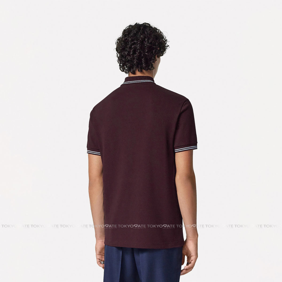 Áo polo Versace 1013910 1A09860 Burgundy Regular Fit