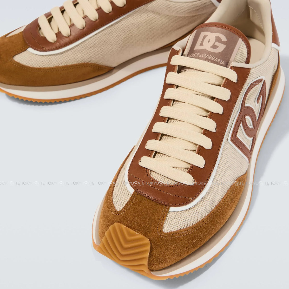 Giày D&G CS2288 A0127 8W125 DG Cushion Avorio Caramello