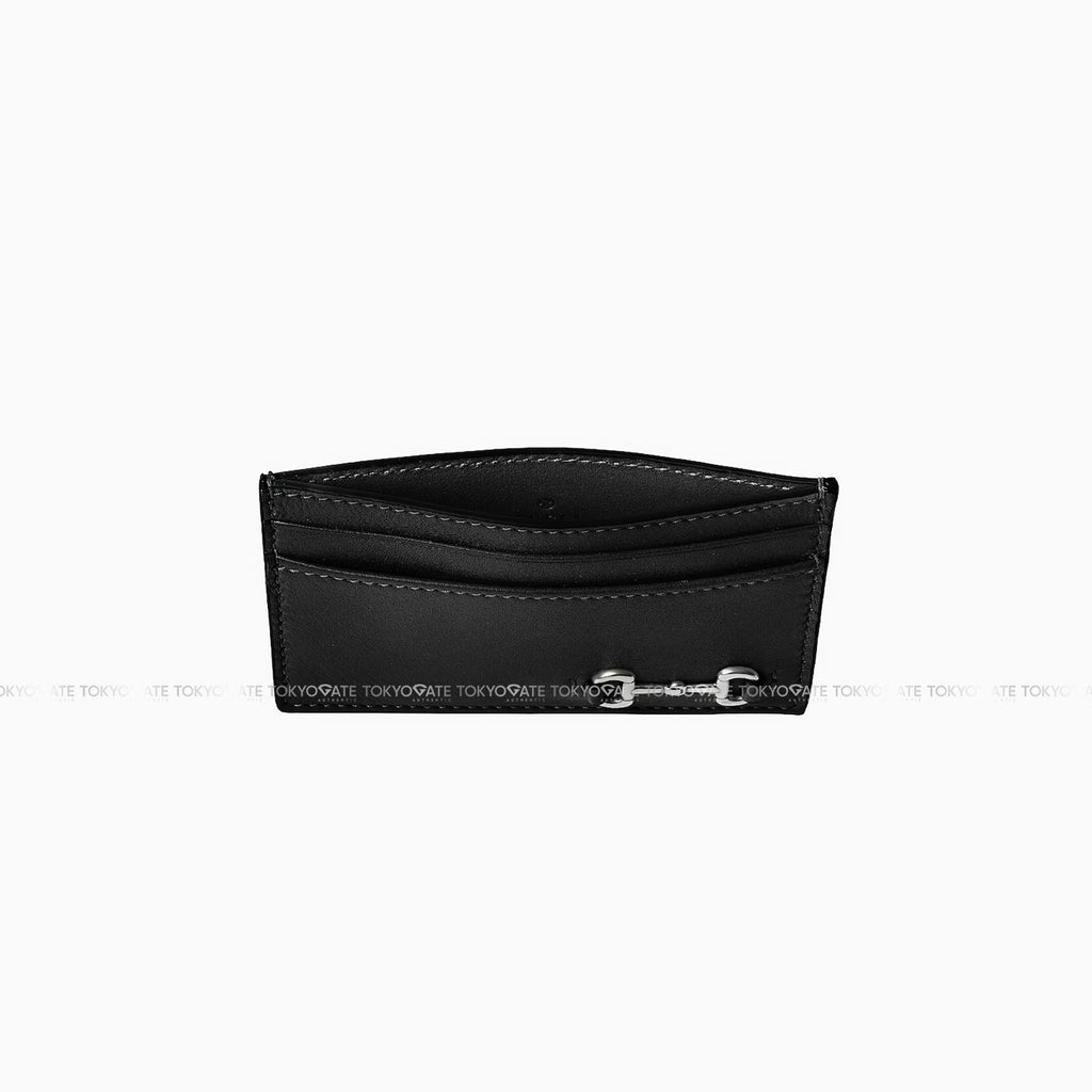 Ví đựng card Gucci 846952 AAFP1 1000 Card Case with Horsebit Black