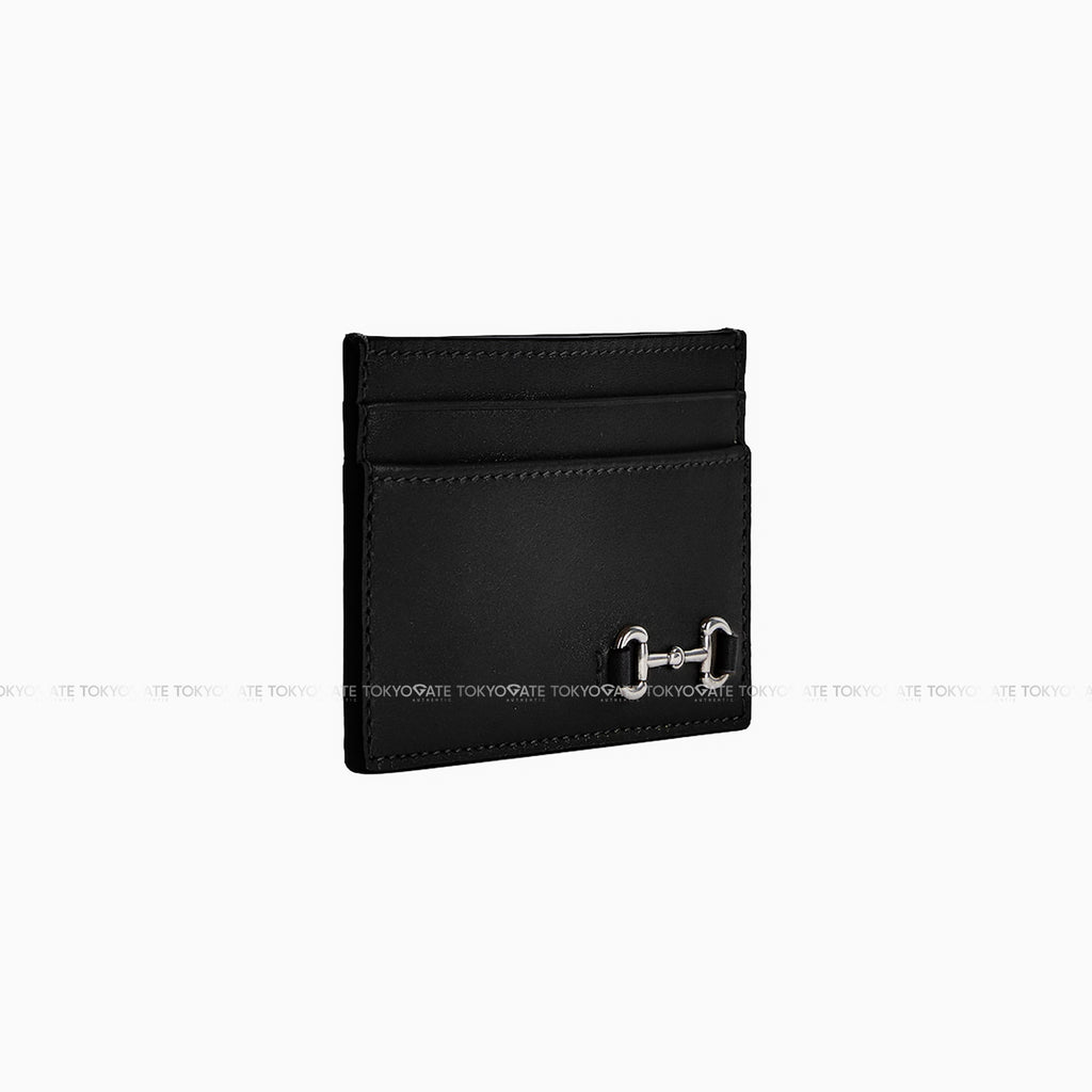 Ví đựng card Gucci 846952 AAFP1 1000 Card Case with Horsebit Black
