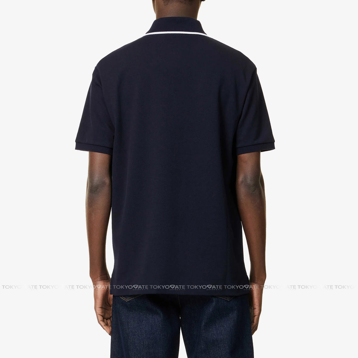 Áo polo Gucci 806250 XJG3G 4003 Cotton Piquet Polo Shirt With Embroidery Navy Regular Fit